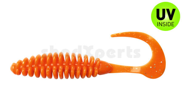 000612026 Turbotwister 5" (ca. 12,0 cm) orange glitter
