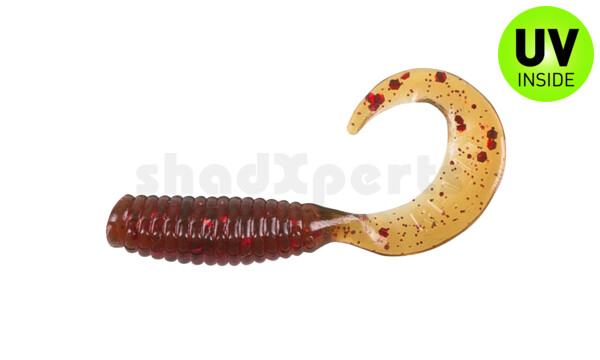 000602305 Twister 3/4" regulär (ca. 2,0 cm) motoroil red glitter