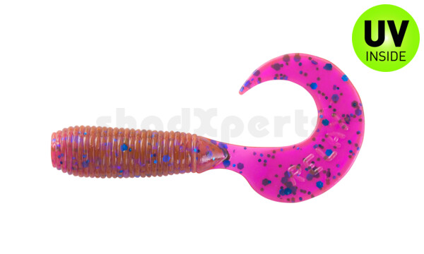 000602303 Twister 3/4" regulär (ca. 2,0 cm) crawfish-violett-electric blue-glitter