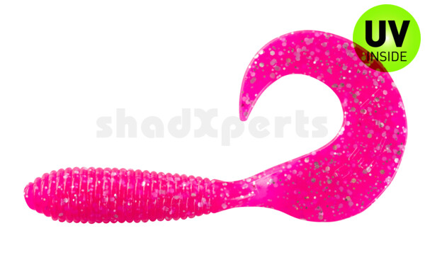 000607042 Twister 3" regulär (ca. 7,0 cm) hot pink glitter