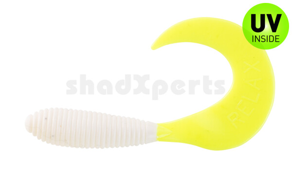 000607125 Twister 3" regulär (ca. 7,0 cm) white / fire tail