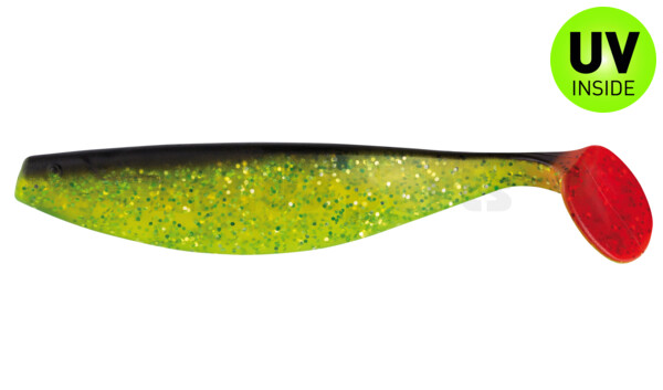 000416067 Xtra-Soft 6" (ca. 16,0 cm) chartreuse-glitter / black