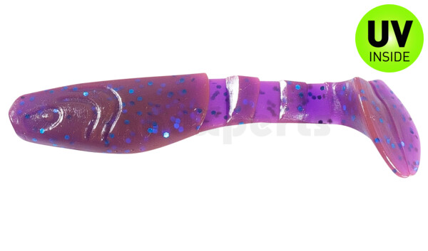 FLO208175 Kopyto Classic 3" floating crawfish-violett-electric blue-Glitter