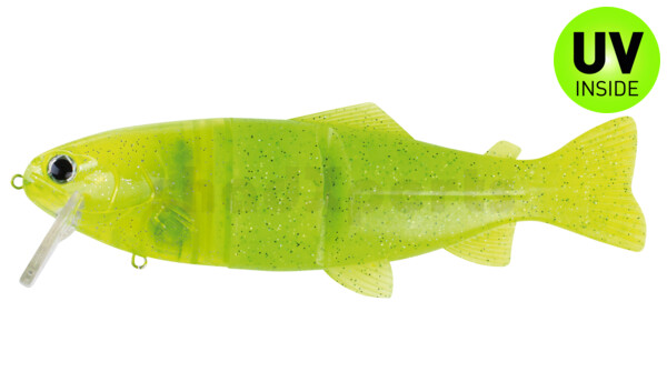 CS2066 Castaic Hard Head 8"(20cm) chartreuse pepper - floating