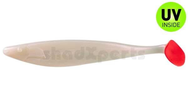 000430013RT Megalodon 12" (ca. 30,0 cm) perl / Red Tail