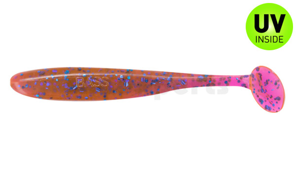 003408175 Bass Shad 3“ (ca. 9 cm) crawfish-violett-electric blue-Glitter