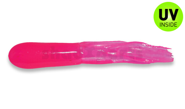 001604025 Crappie Tube 1.5" (ca. 3 cm) Hot Pink