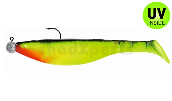 000216M056-14 Kopyto-River 6" (ca. 16,0 cm) silk / black, mounted on MUXRO 10/0 10g