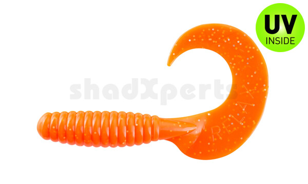 000613026 Xtra Fat Grub 5,5" regular (ca. 13,0 cm) orange glitter