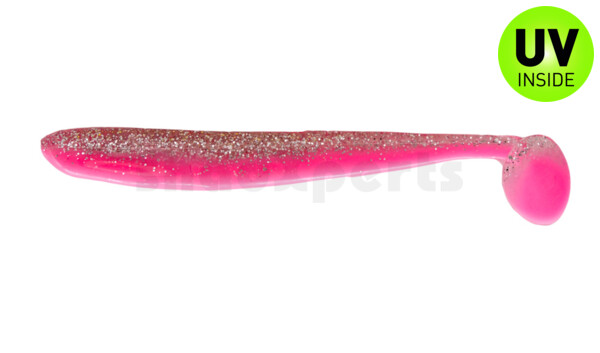 003413B300 Bass Shad 4,5“ (ca. 13 cm) bubblegum / clear silver flake