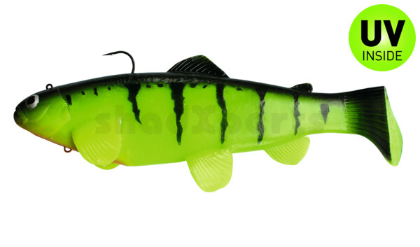 SBT15CH Castaic-Swim-Bait-Trout - 6" (15cm) sinking im Hartschalenblister Chartreuse