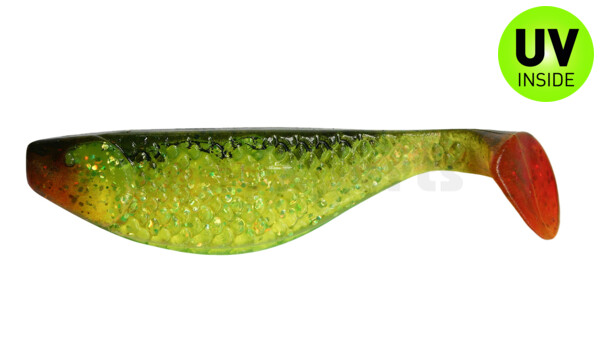 000108067 Aqua 3" (ca. 8,0 cm) grün(chartreuse)-glitter / schwarz