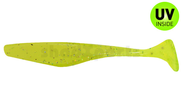 002609B034 Swimming Jerk Minnow 4" (ca. 8,5 cm) fluogelb  / fluogrün-Glitter