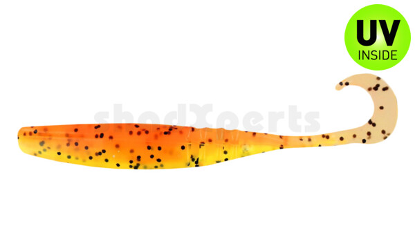 004613020 Jointed Jerk Minnow Curl Tail 5.5" (ca. 13 cm) Candy Corn