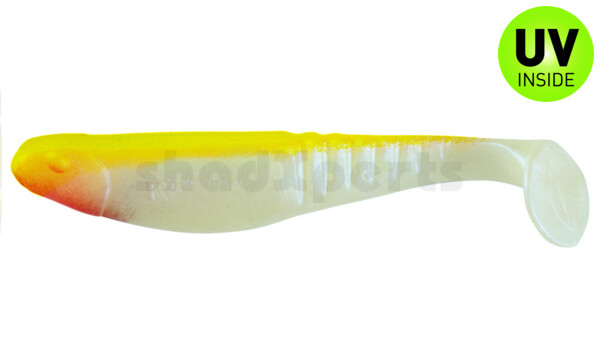 000812024 Shark 4" (ca. 11,0 cm) blauperl / fluogelb