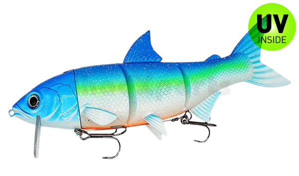 HYRO35FB RenkyOne - Hybrid Fishing Lure 12" (ca. 35cm) slow sinking im Hartschalenblister Funky Blue