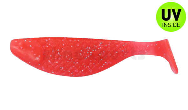 000110138 Aqua 4" (ca. 10,0 cm) feuerrot-glitter