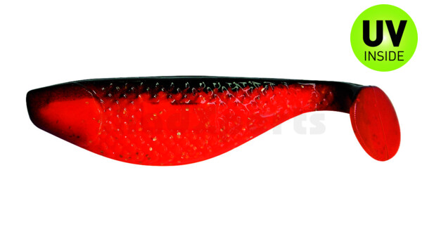 000108074 Aqua 3" (ca. 8,0 cm) orange-glitter / schwarz