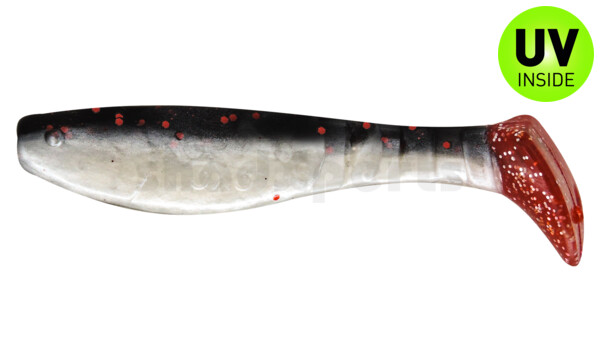 000208B016RT Kopyto-Classic 3" (ca. 8,0 cm) white / black / red tail