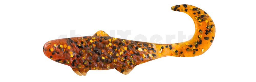 000905B301 Banjo Twister 2" (ca. 5 cm) rootbeer Glitter / brown olive tree Glitter