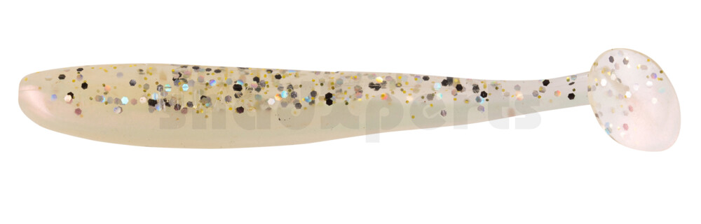 003408B306 Bass Shad 3“ (ca. 7,5 cm) perl / klar salt´n pepper Glitter