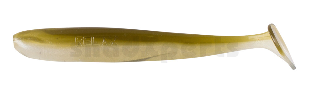 003408B585 Bass Shad 3“ (ca. 9 cm) pearl white / green pumpkin