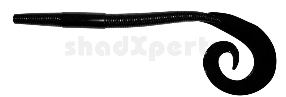 002919001 Big Curl Tail Worm 10" (ca. 19 cm) Black