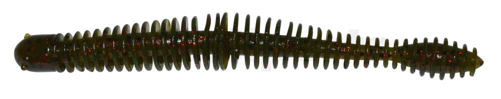 002512001 Coontail Ringer Worm 4,75" (ca. 11,5 cm) Watermelon Red Flake