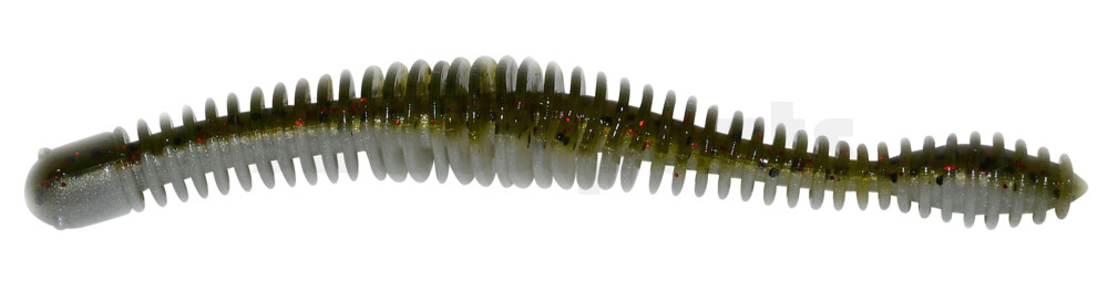 002512004 Coontail Ringer Worm 4,75" (ca. 11,5 cm) Watermelon Red Ghost