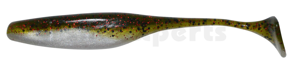 thumbnail interactive-video image 1 of Worm Bar 3.5" Swimming Minnow Swim Bait - Paddle Tail - Watermelon Red Ghost - 25 Pack 1 of 4