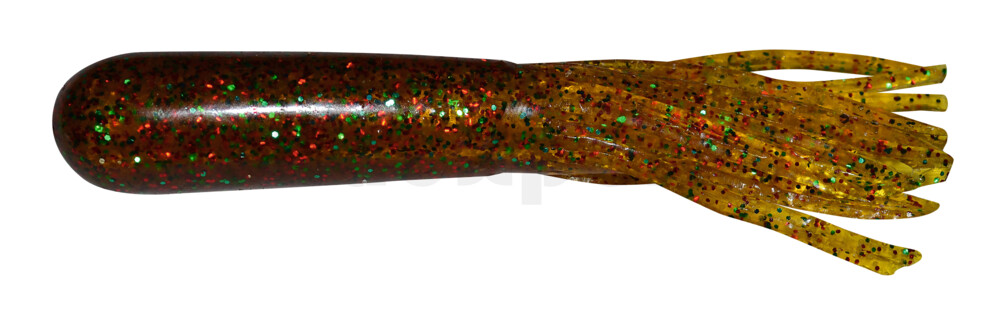 001610001 Tube (gesalzen) 3,5" (ca. 9 cm) Broom Grass/Orange Flake