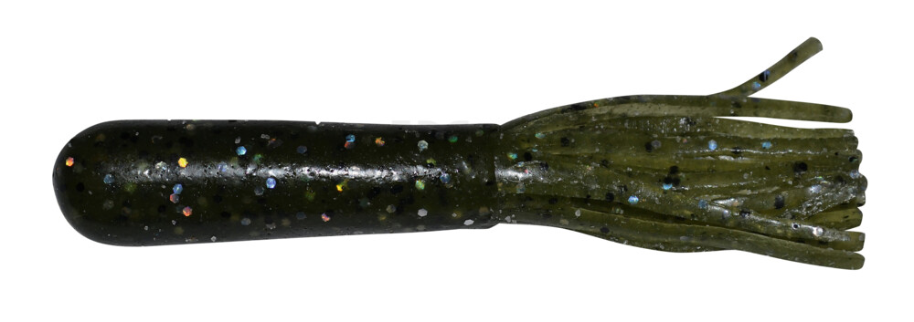 001610035 Tube (gesalzen) 3,5" (ca. 9 cm) Smoke Silver Black Flake