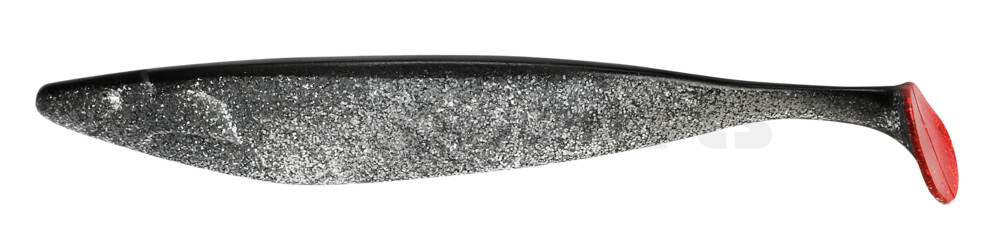 000440065-S Megalodon 15" (ca. 40,0 cm) klar silber-Glitter / schwarz