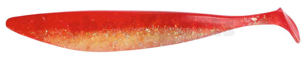 000430084 Megalodon 12" (ca. 30,0 cm) kristall-Mylar Glitter-rot