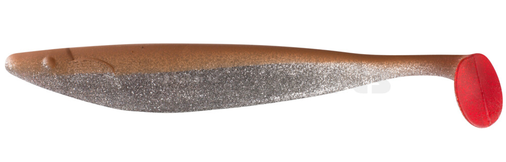 000430086 Megalodon 12" (ca. 30,0 cm) klar silber-glitter / braun