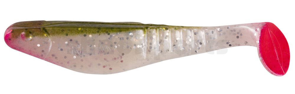 000812135 Shark 4" (ca. 11,0 cm) perlweiss-Glitter / boddengrün