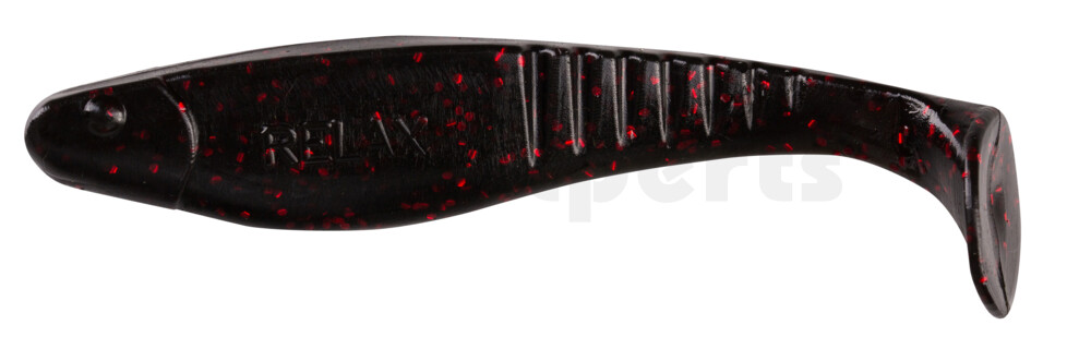 000812204 Shark 4" (ca. 11,0 cm) schwarz-rot-Glitter