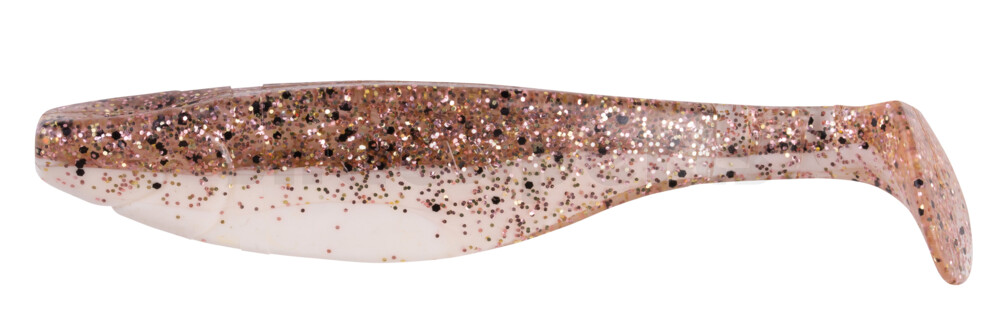 000212B311 Kopyto-River 4" (ca. 11,0 cm) reinweiss / klar kupfer, schwarz Glitter