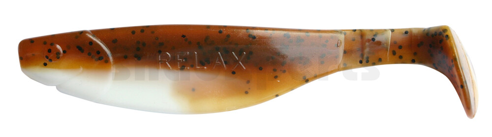 000214B072 Kopyto-River 5" (ca. 13,0 cm) reinweiss / olivebraun-Glitter