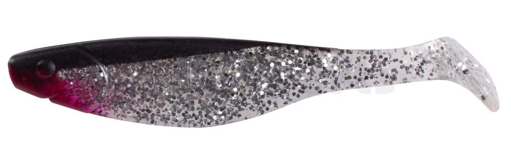 000214065 Kopyto-River 5" (ca. 13,0 cm) klar silber-Glitter / schwarz