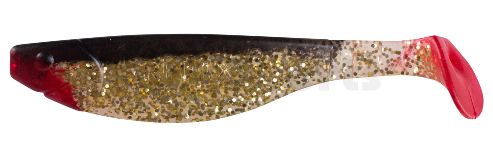 000214078 Kopyto-River 5" (ca. 13,0 cm) klar gold-Glitter / schwarz