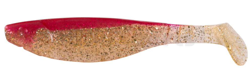 000214079 Kopyto-River 5" (ca. 13,0 cm) klar gold-Glitter / rot