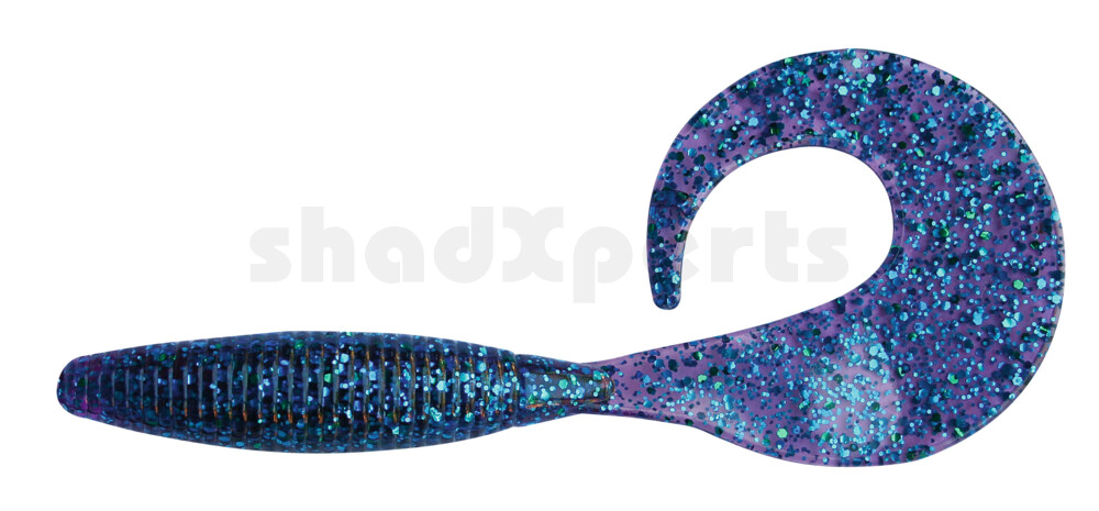 000611165 Super Grub 5" (ca. 11,5 cm) violett transparent glitter