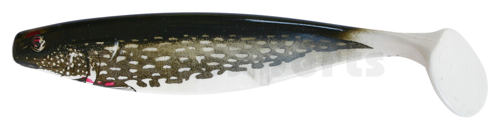 000416-001PI Xtra-Soft-Nature 6" (ca. 16,0 cm) reinweiss / Hecht (olive)