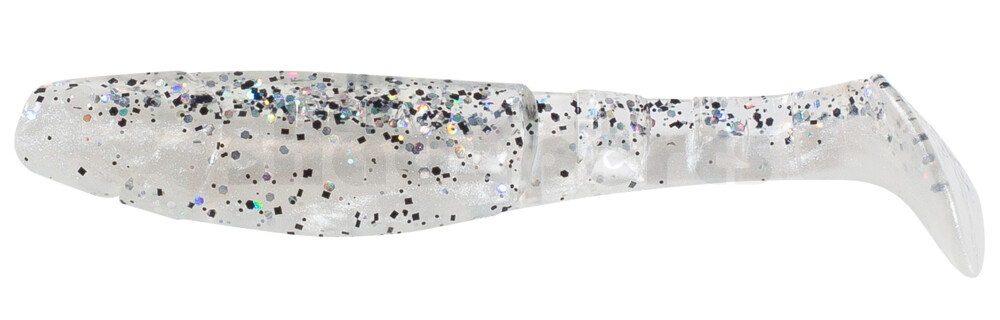 000211B004 Kopyto-Classic 4" (ca. 11,0 cm) perlweiss / klar salt´n pepper Glitter