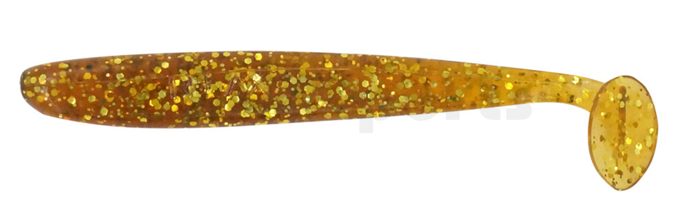 003408220 Bass Shad 3“ (ca. 9 cm) bernstein gold-Glitter