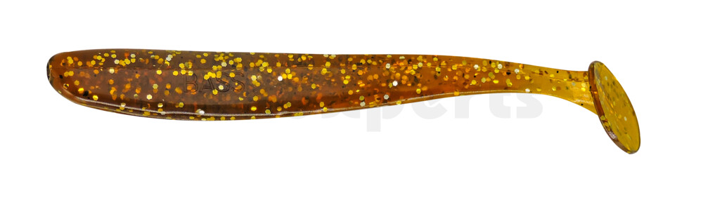 003413220 Bass Shad 4,5“ (ca. 13 cm) bernstein gold-Glitter