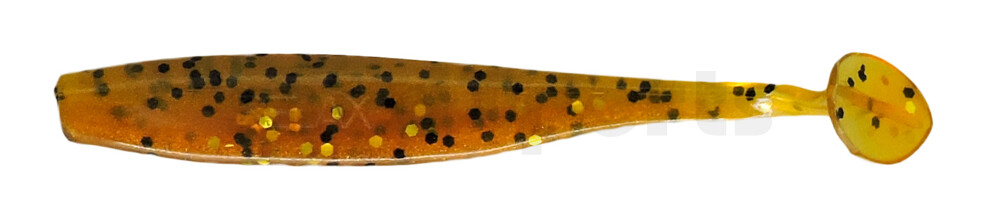 003408B301 Bass Shad 3“ (ca. 7,5 cm) rootbeer Glitter / brown olive tree Glitter