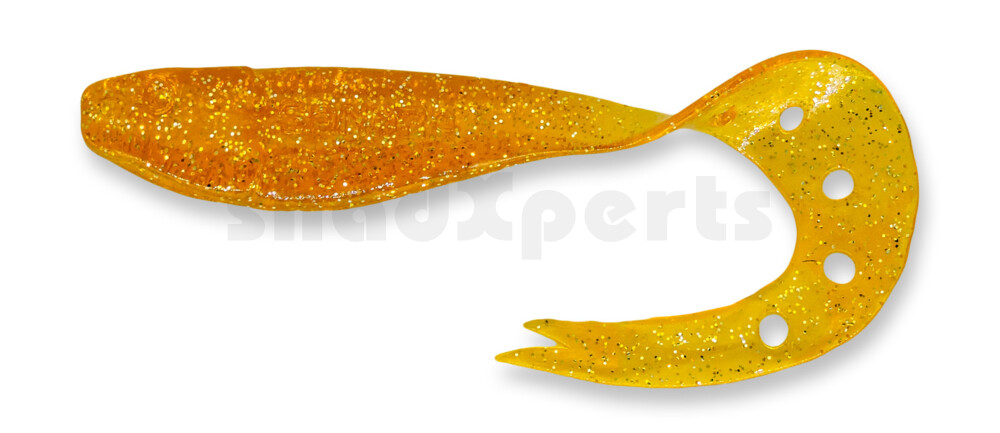 006020073 Sandra 3,5" (ca. 9 cm) orange-Glitter