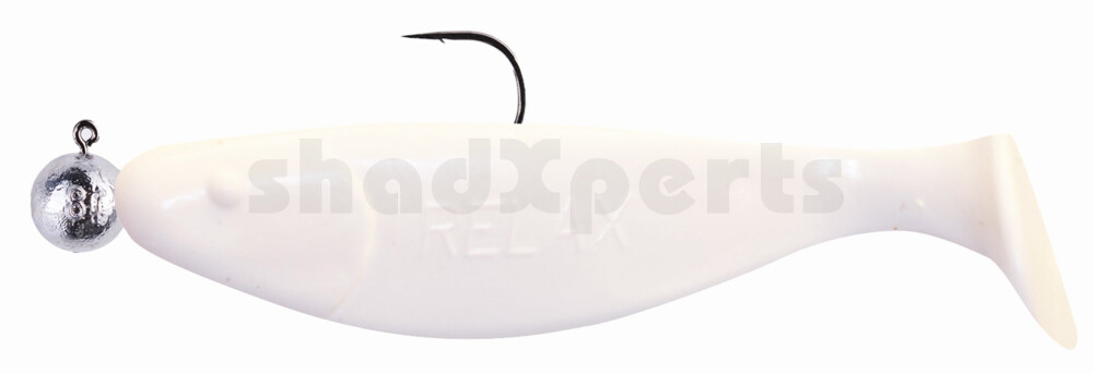 000310M001-10 Jankes 4" (ca. 11,0 cm) reinweiss, montiert auf SXRO 6/0 10g